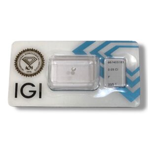 Diamante Naturale in Blister Sigillato da 0,05 ct