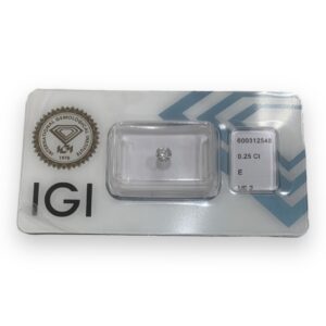 Diamante Naturale in Blister Sigillato da 0,25 ct