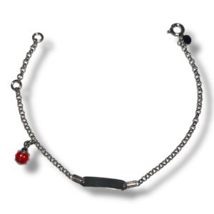 Bracciale per bimbo bimba in argento e smalto