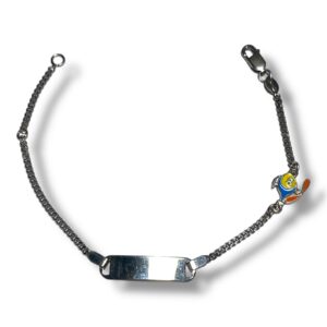 Bracciale per bimbo bimba in argento e smalto